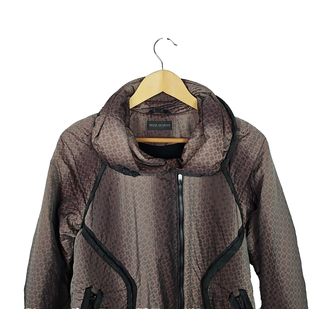 EK6902 Damen Jacke von Beate Heymann, Braun/rot, Gr.381