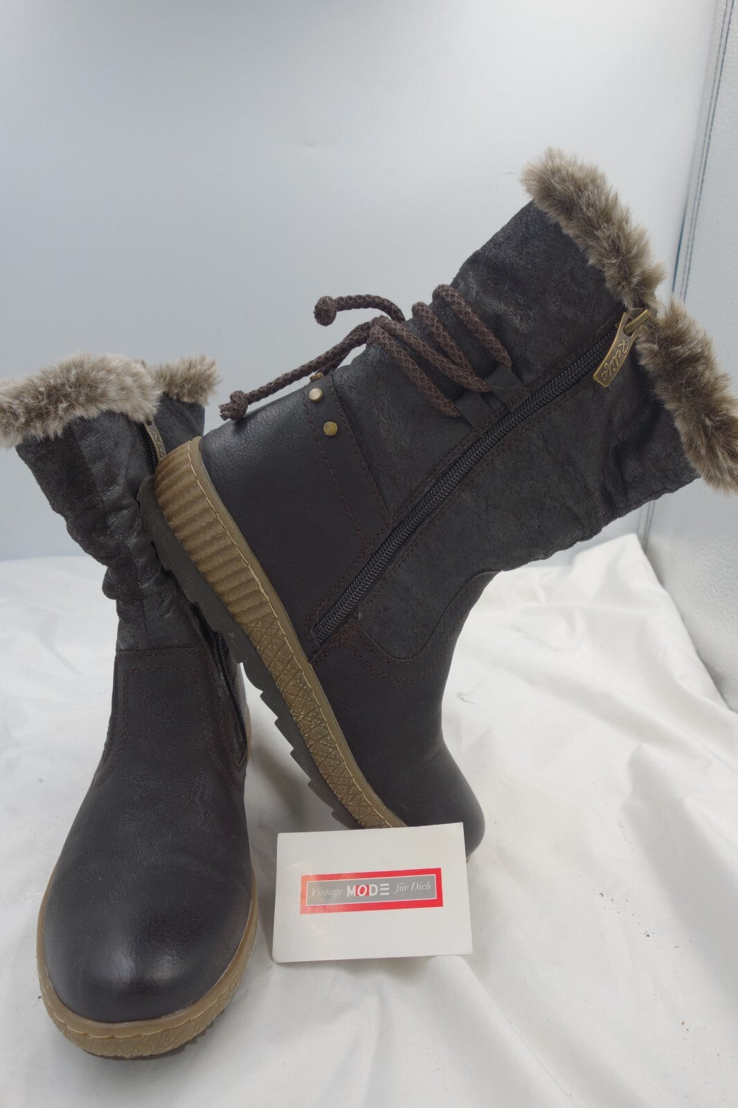 ES0644 Damen Stiefel von Relife, braun, gefüttert, Gr. 360