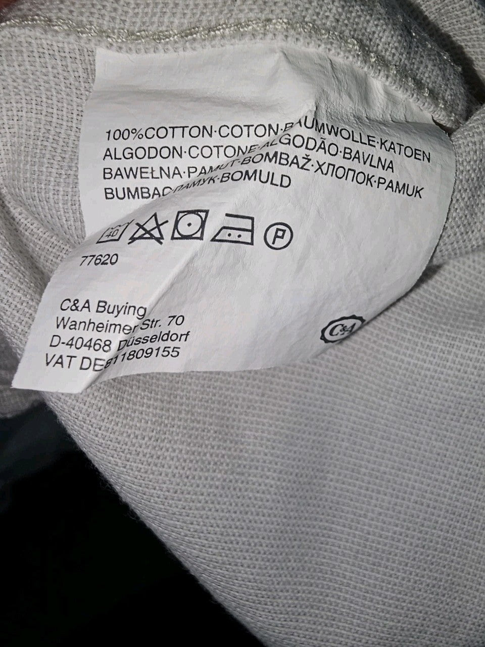 EK8461 Herren Hemd von C&A, grau, Gr.4XL2