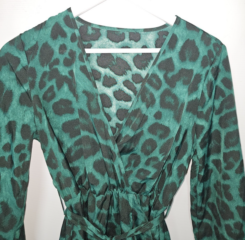 EK8636 Damen Kleid vo Shein, Grün, Gr. S1