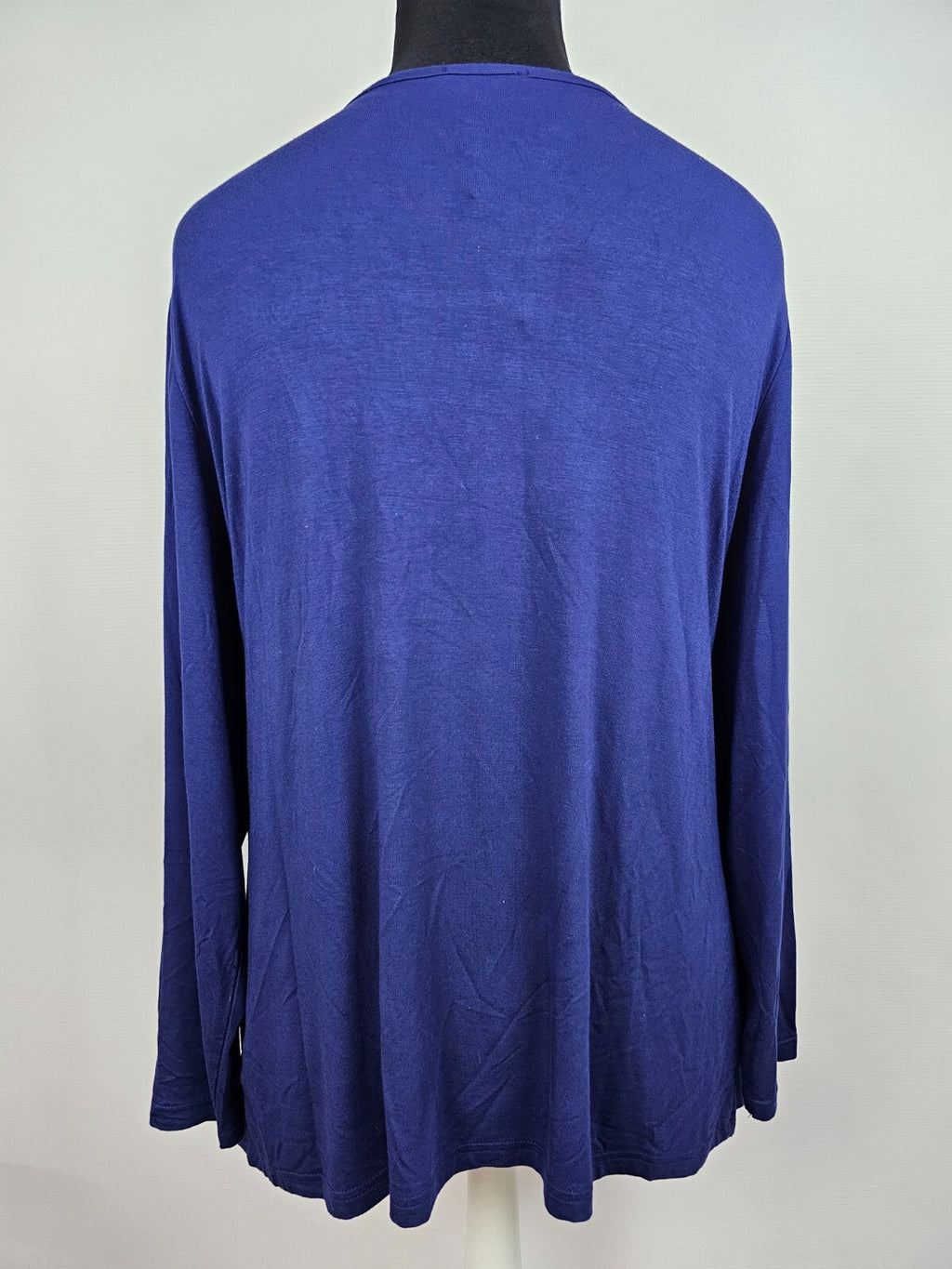 EK5441 Damen Langarmshirt von création, enzianblau, Gr. 484
