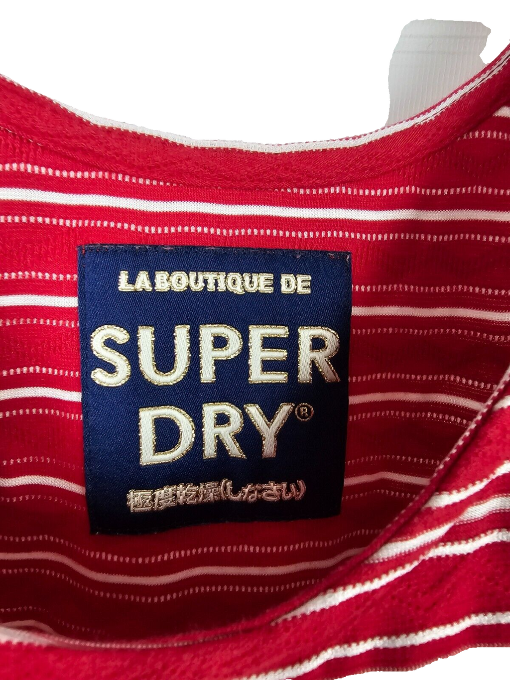 EK6625 Damen Kleid von Super Dry, Rot, Gr.384