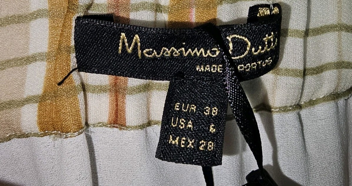 EK10113 Damen Rock von Massimo Dutti, orange, Gr.386