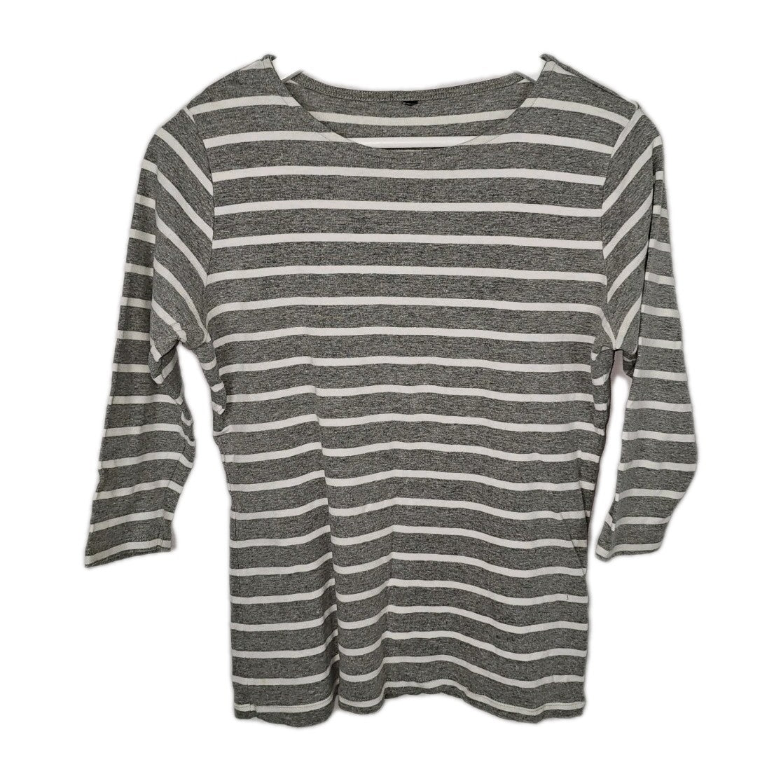 EK9110 Damen Pullover, Grau/Weiß, Gr. Ca. M/L0