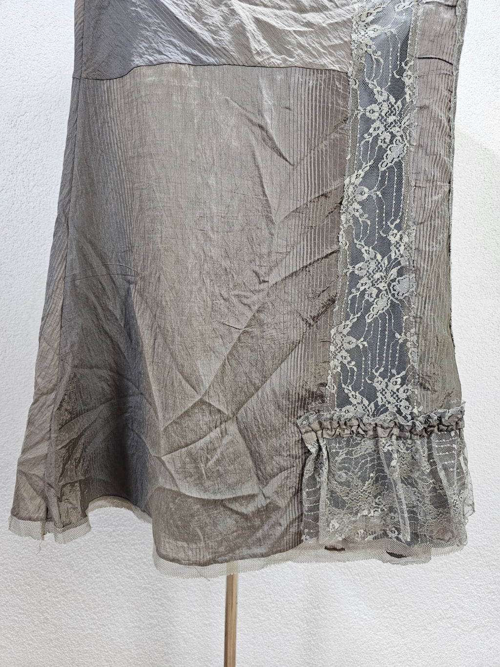 EK5812 Damen Rock, made in Italy, graubraun, Gr. 442