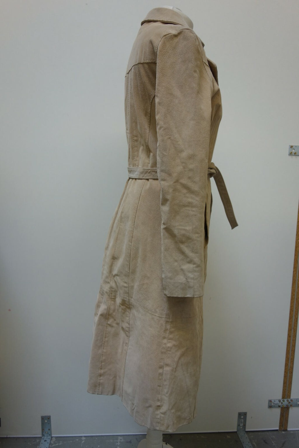 EK0998 Damen Mantel von Bershka, hellbraun, Gr. M3