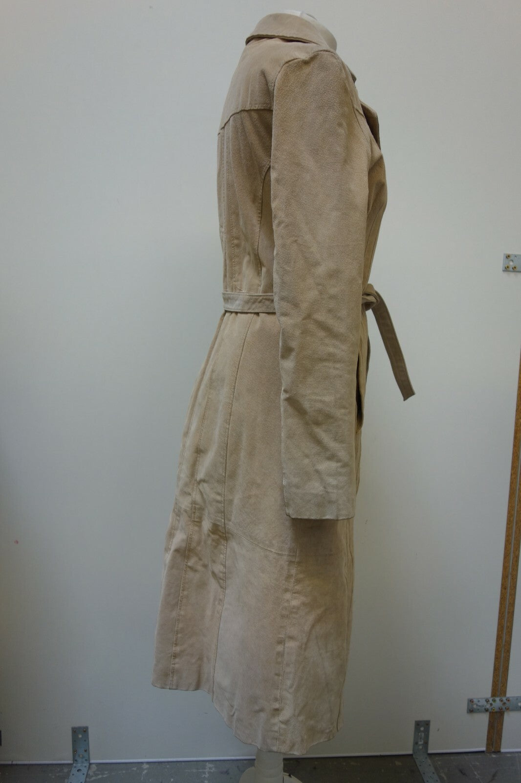 EK0998 Damen Mantel von Bershka, hellbraun, Gr. M3