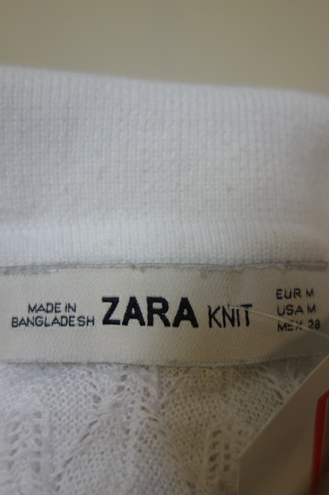 EK3635 Kinder weißer Pullover von Zara Knit, Gr. M4