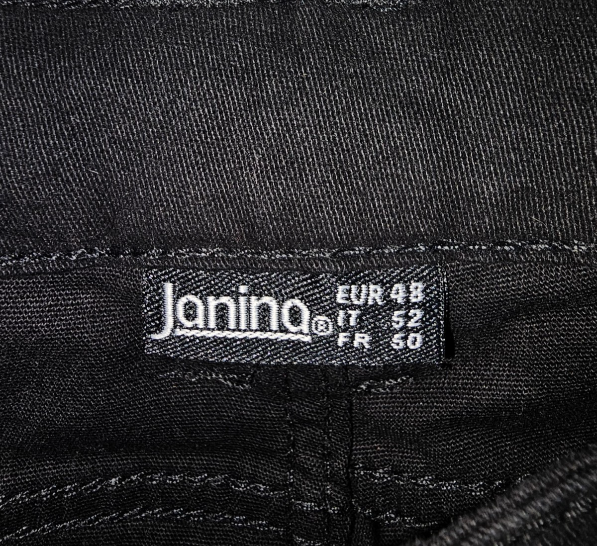 EK7343 Damen Jeans von Janina, schwarz, Gr.481