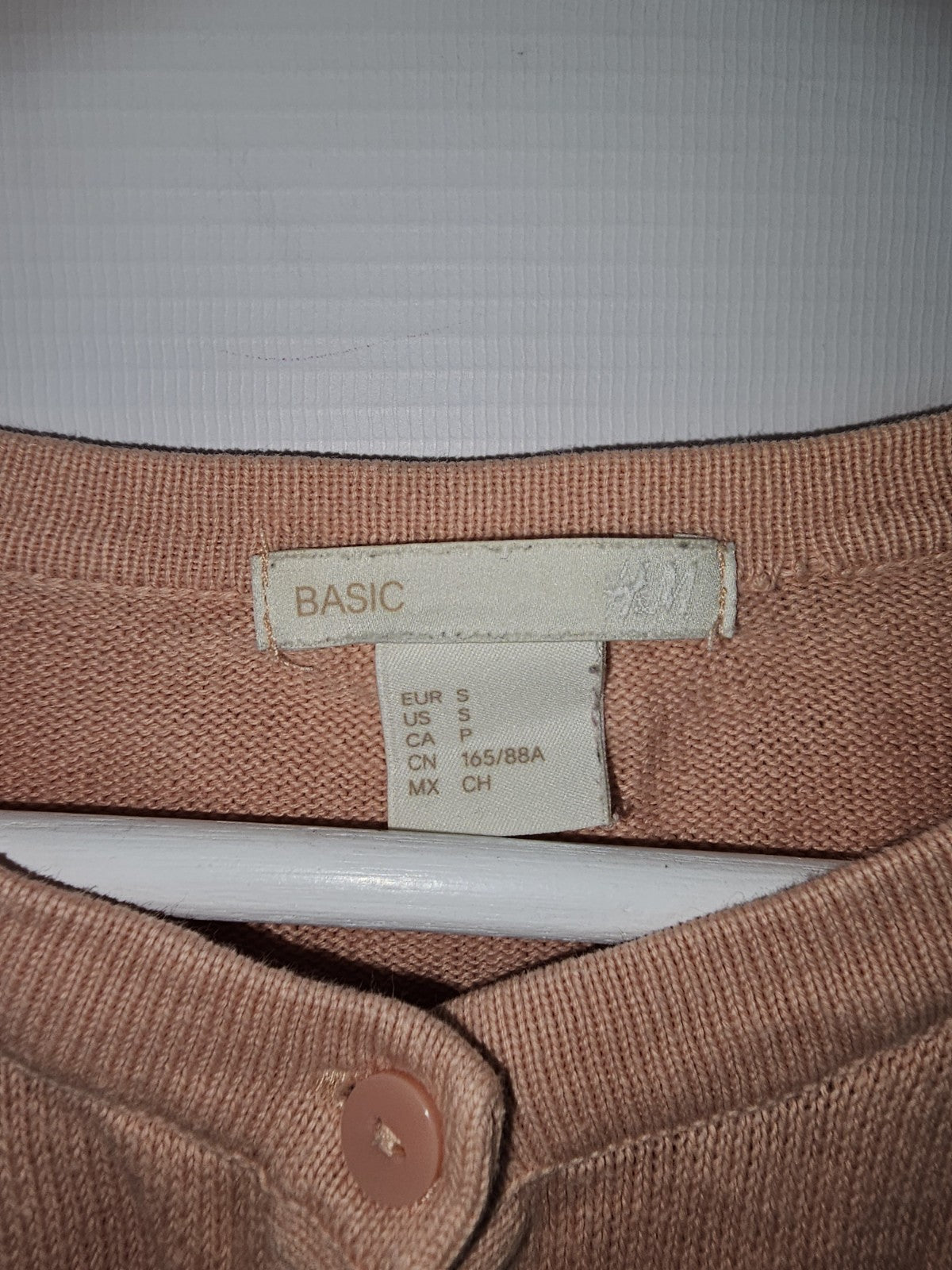 EK8641 Damen Strickjacke von H&M, Rosa, Gr. S2