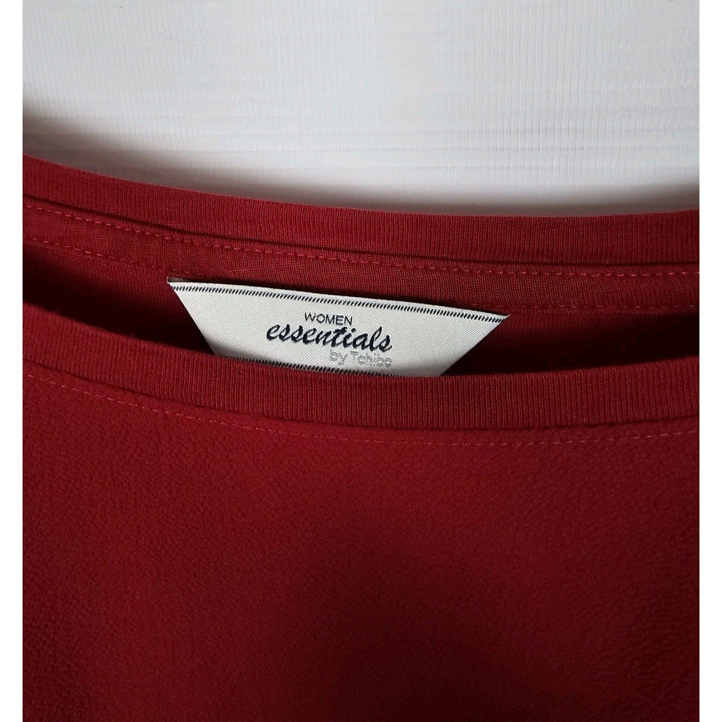 EK10617 Damen Bluse von Tchibo, Rot, Gr. 48/501