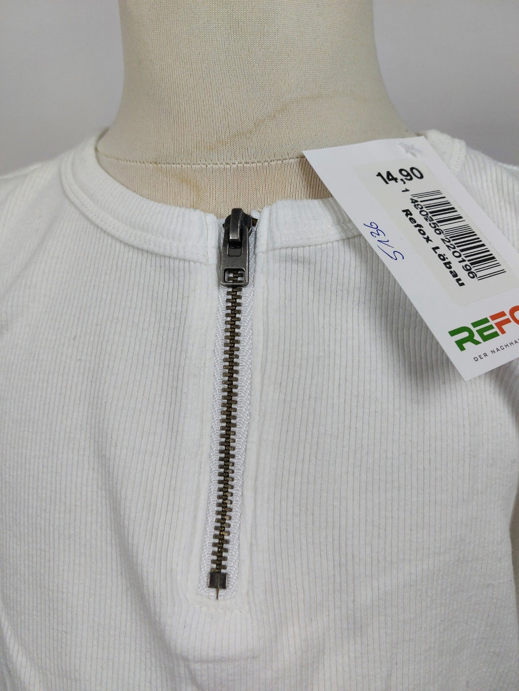 EK5136 Damen T-Shirt von Hollister, weiß, Gr. XS1