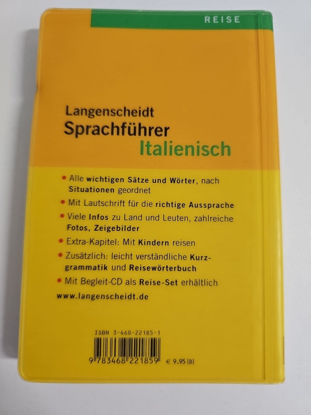EB613 Langenscheidt Sprachführer Italienisch:Für alle wichtigen Urlaubssituation1
