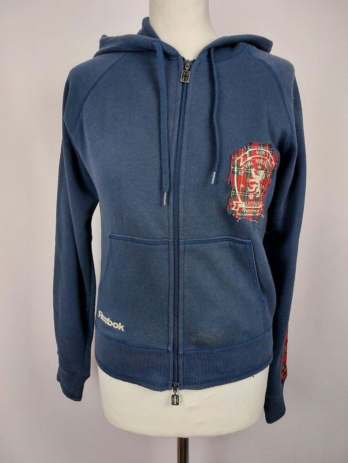 EK4916 Damen Kapuzenjacke von Reebok, blau, Gr. 360