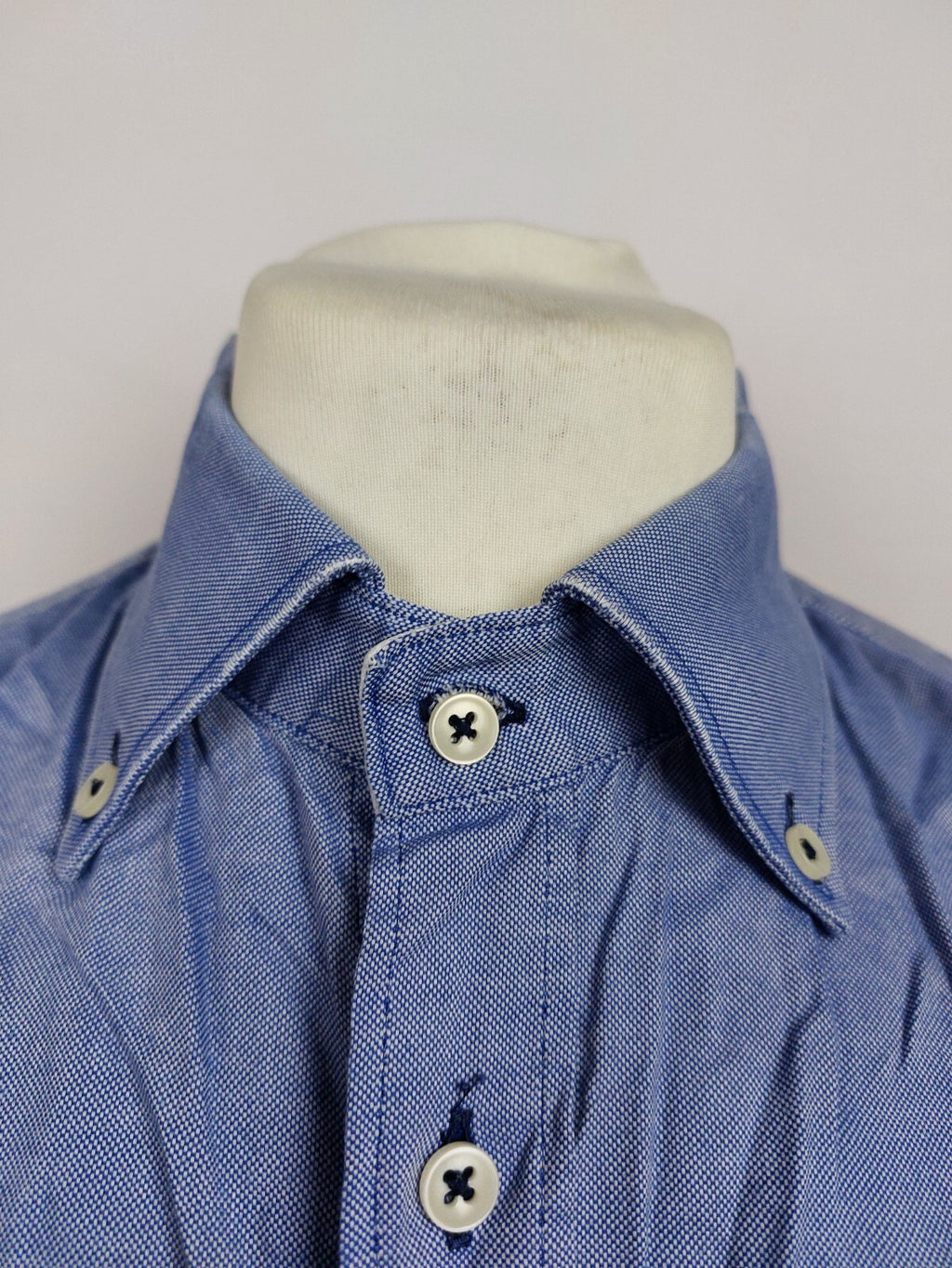 EK5154 Blaues Hemd von ZARA für Herren, Gr. 2XL2