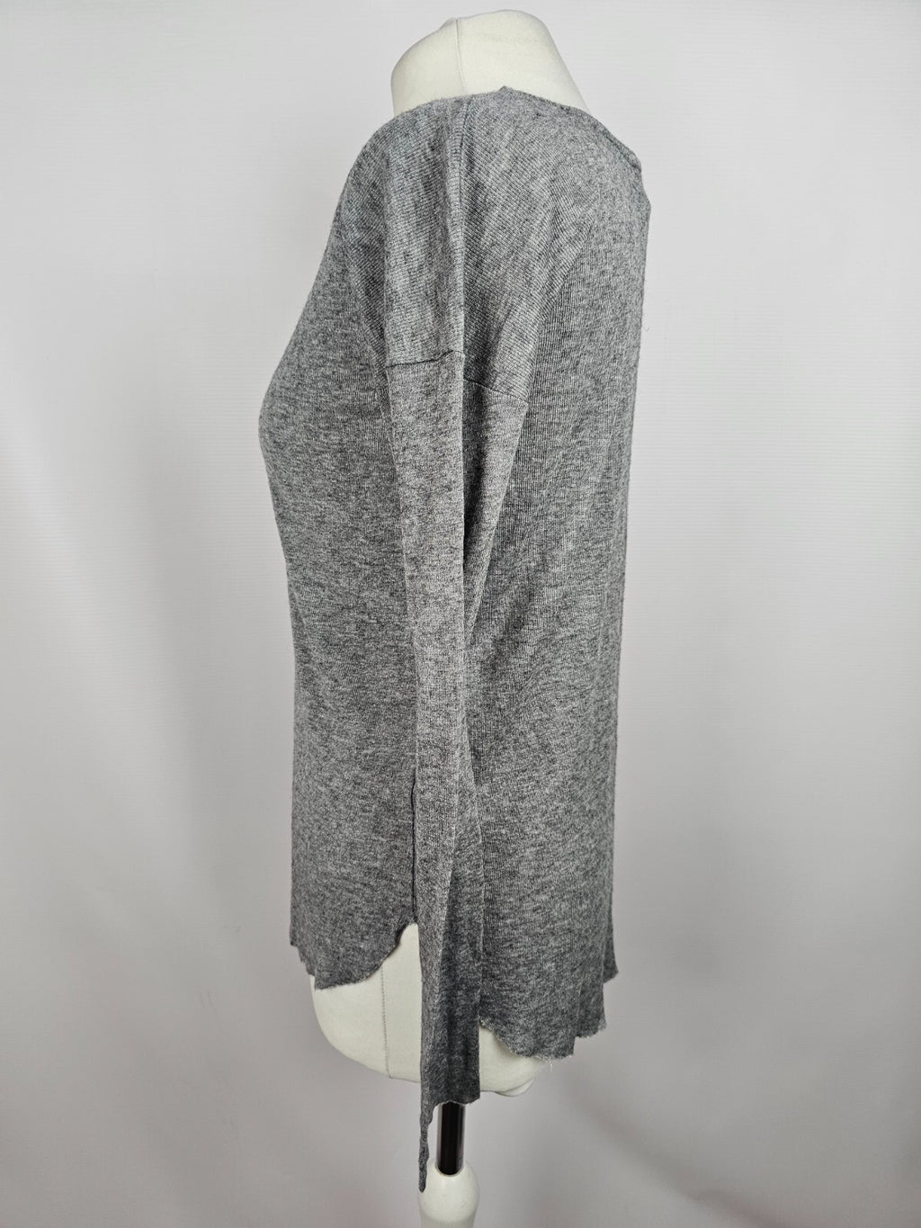 EK5650 Damen Langarmshirt von edc, grau, Gr. L3