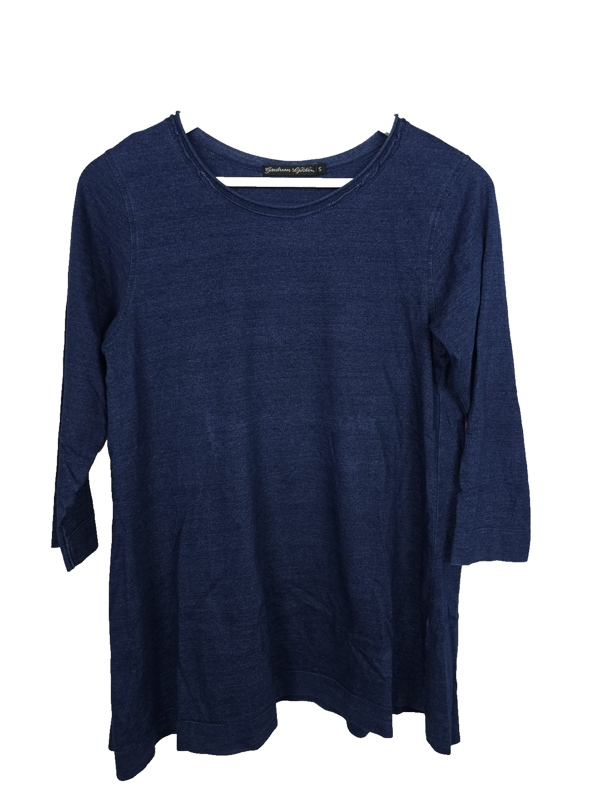EK7612 Damen Langarmshirt von  Gudrun Sjödén, blau, Gr.S0