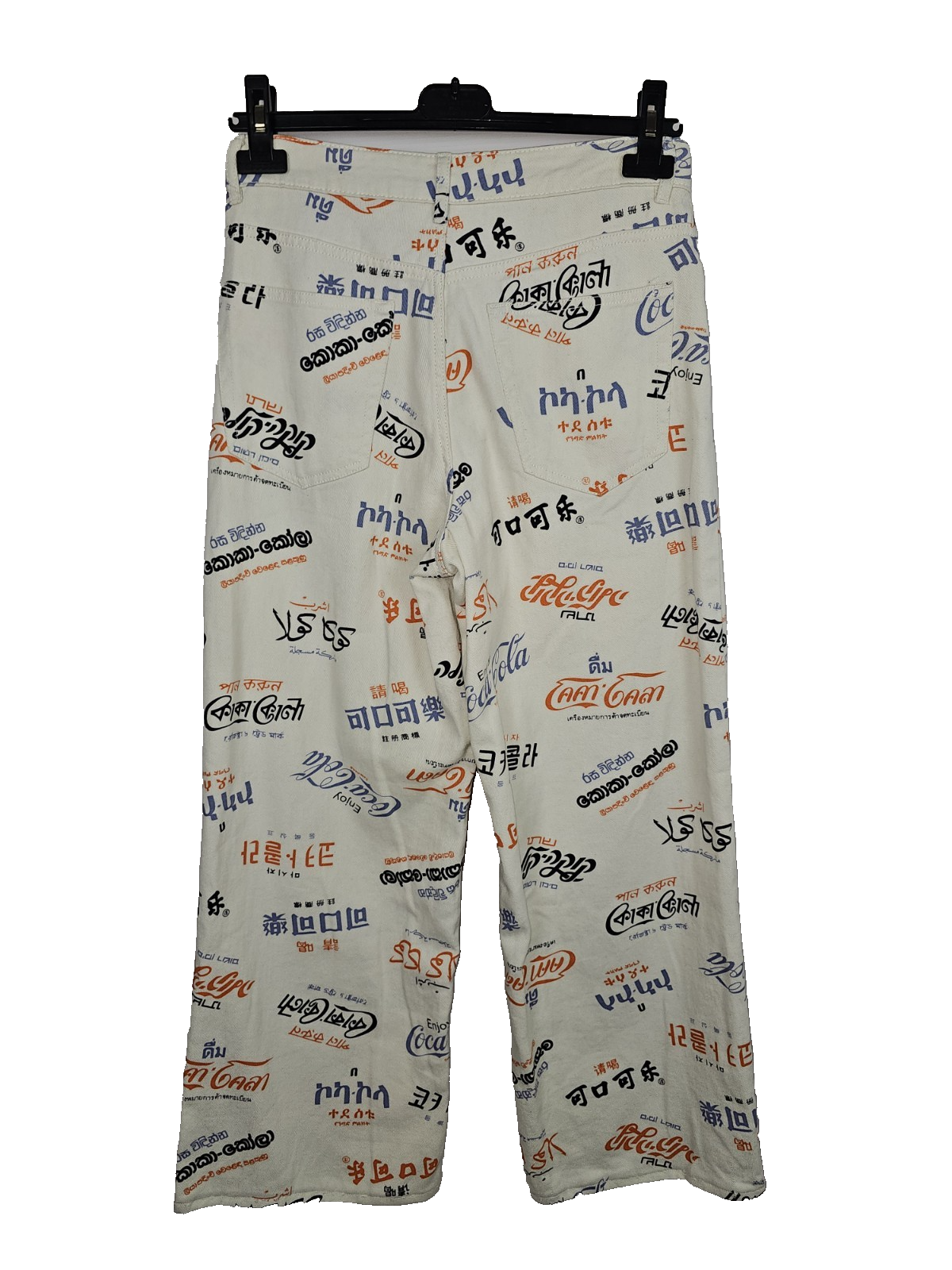 EK2769 Damen Hose von H&M, Weiß, Gr. 363