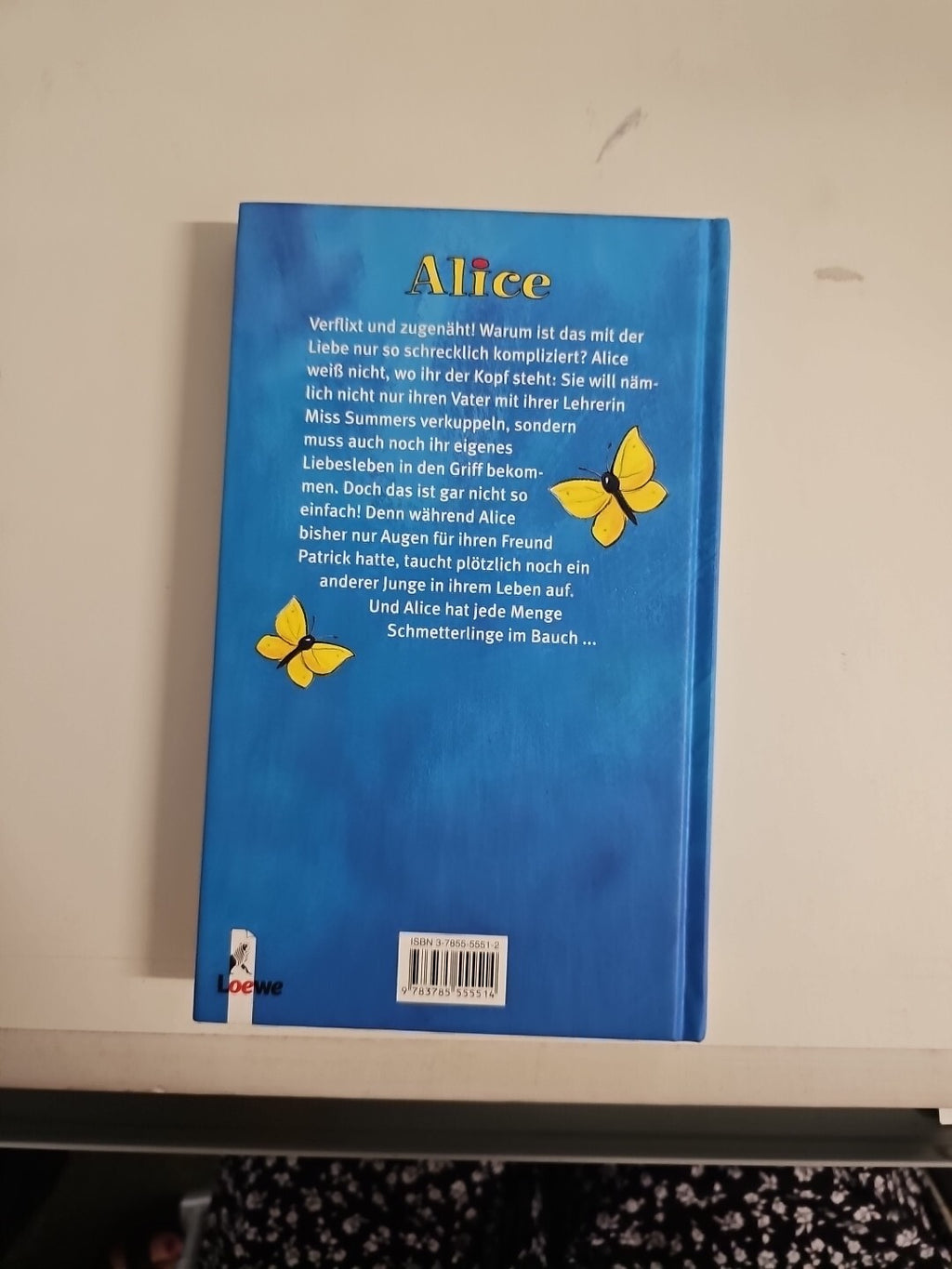 Schmetterlinge im Bauch Alice Band 10 Phyllis Reynolds Naylor. Aus dem Amerik 241