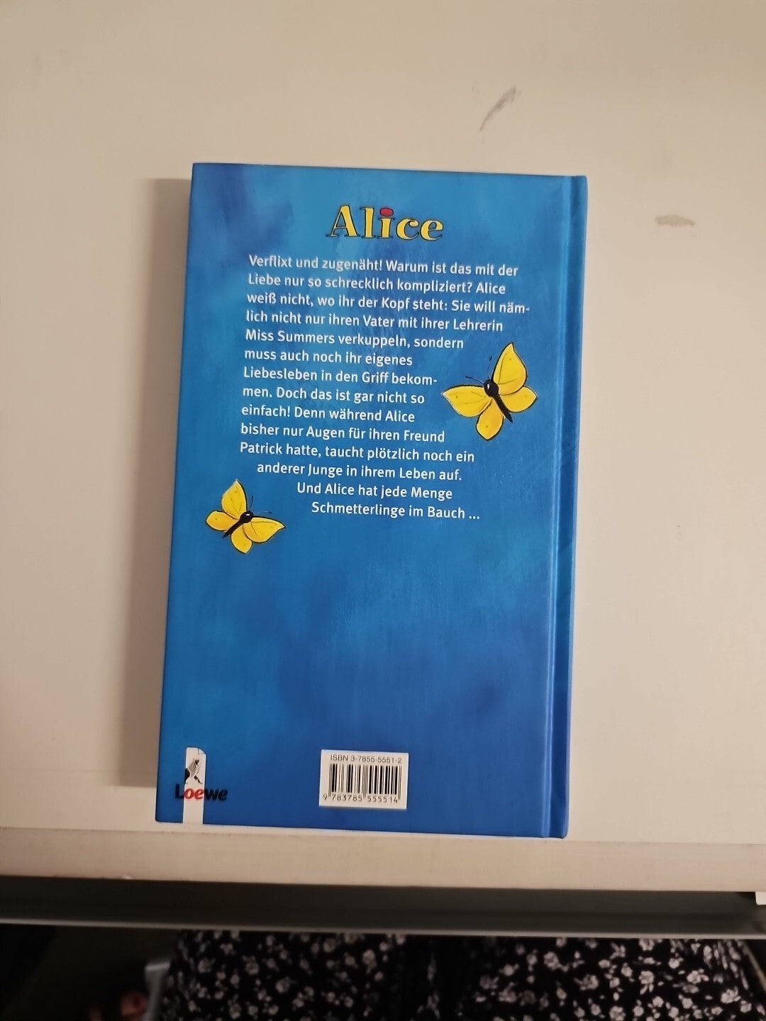 Schmetterlinge im Bauch Alice Band 10 Phyllis Reynolds Naylor. Aus dem Amerik 241