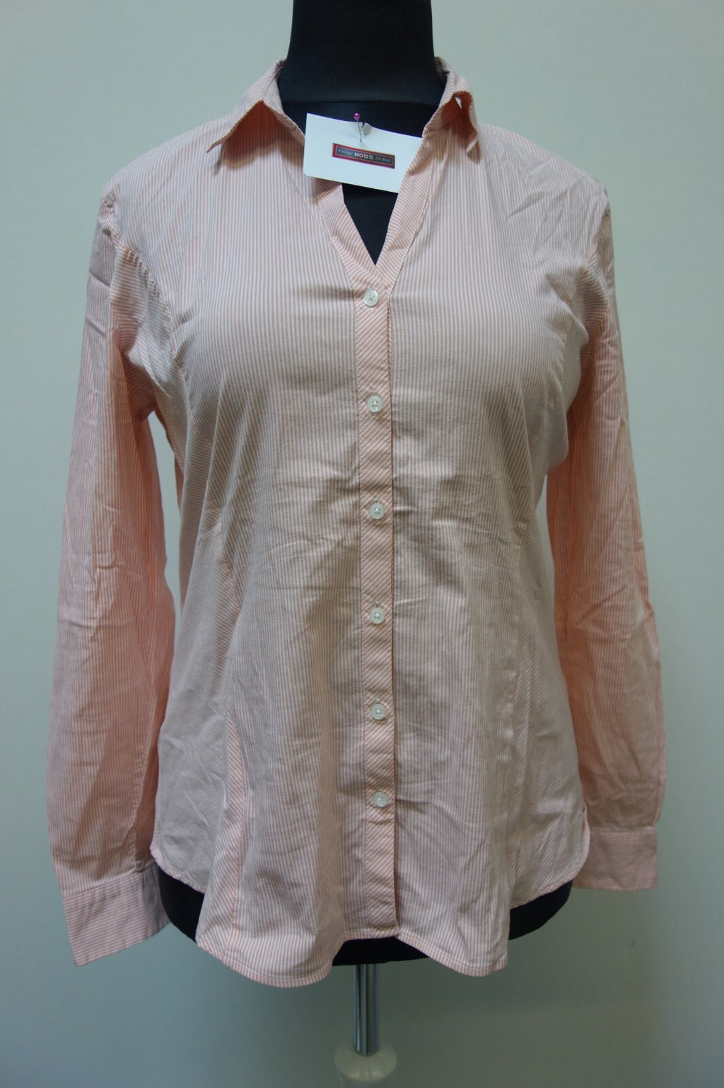 EK3801 Damen Bluse von More&More, gestreift, Gr. 460