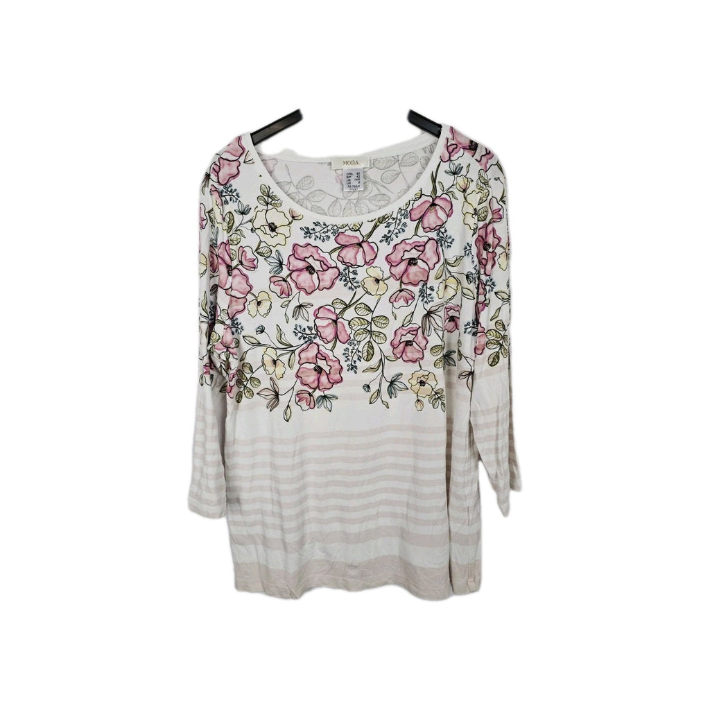 EK10640 Damen T-Shirt Mona Gr.40 Weiß0