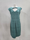 EK5862 Damen Kleid, grün, Gr.L0