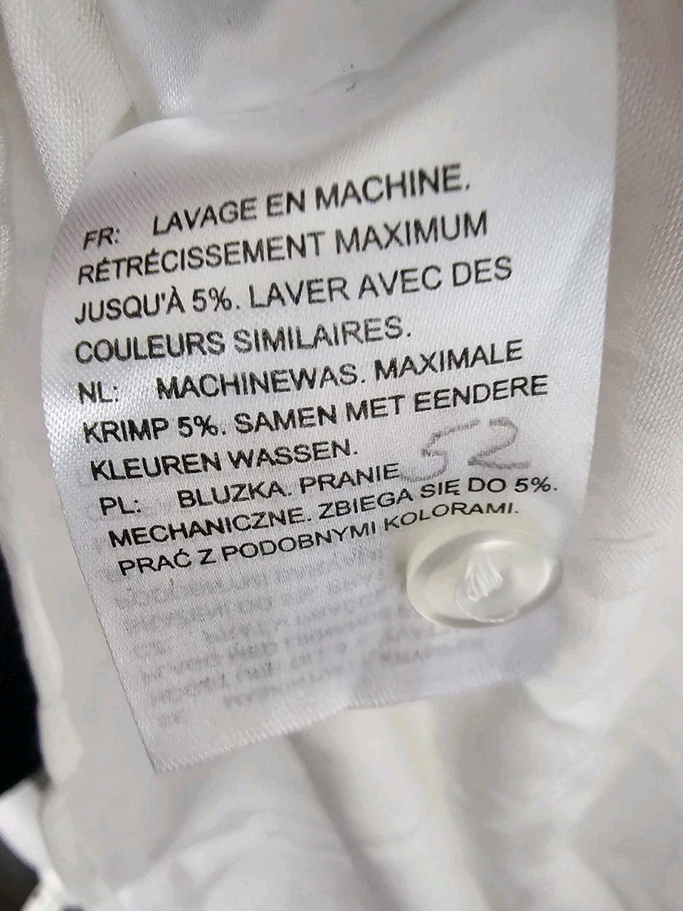 EK8452 Damen Bluse von Ulla Popken, Weiß, Gr.46/485