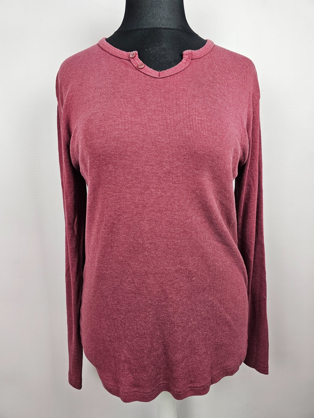 EK5452 Damen Langarmshirt von Cedar Wood State, rötlich, Gr. XL0