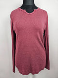 EK5452 Damen Langarmshirt von Cedar Wood State, rötlich, Gr. XL0