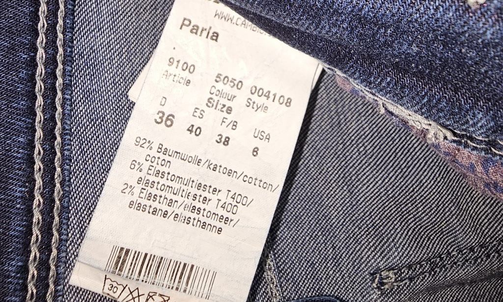 EK8564 Damen Jeans von Cambio Jeans, Blau, Gr. 363