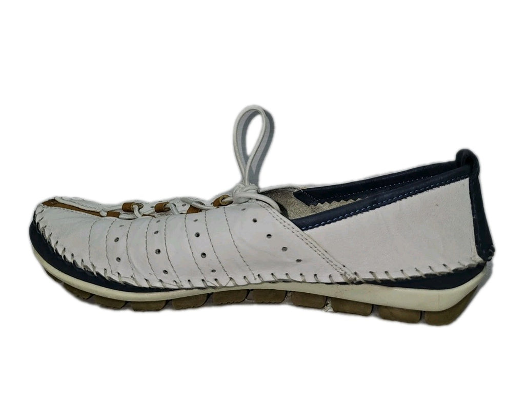 ES857 Damen Halbschuh von Gemini,  weiß, Gr.374