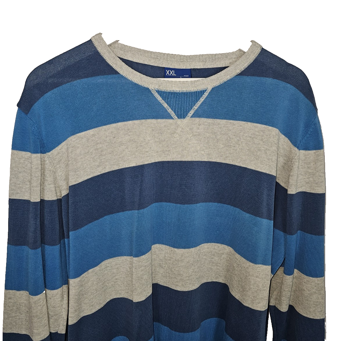 EK7370 Herren Pullover von House Design,Blau/ Grau,Gr. XXL1
