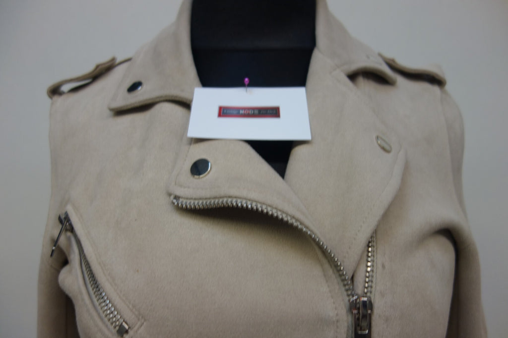 EK2513 Damen Jacke von Stradivarius, beige, Gr. S1