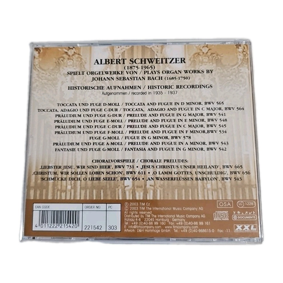 EB4043 Albert Schweitzer spielt Orgelwerke 1