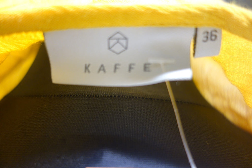 EK2392 Damen T-Shirt von Kaffe, senfgelb, Gr. 364