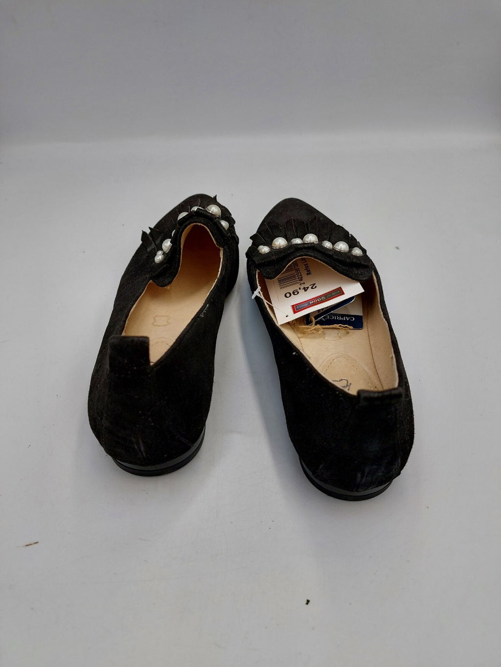 ES0356 Damen Ballerinas von Caprice, schwarz, Gr. 362