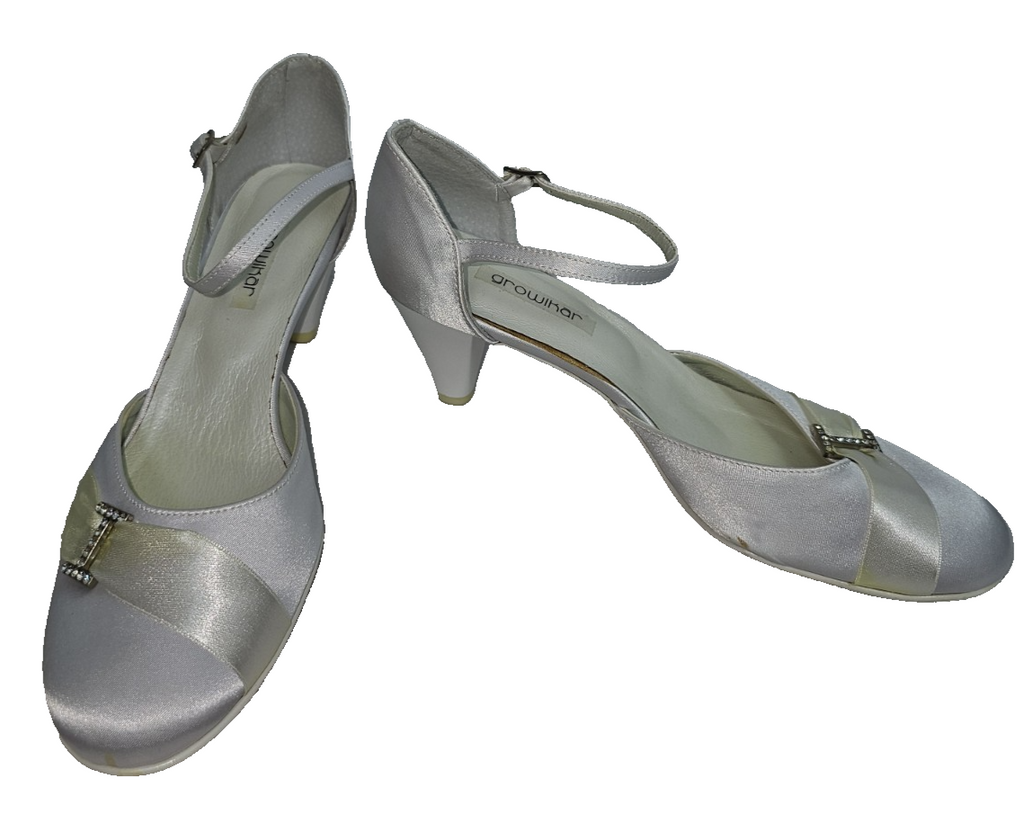 ES752 Damen Pumps von Growikar, Weiß, Gr. 370