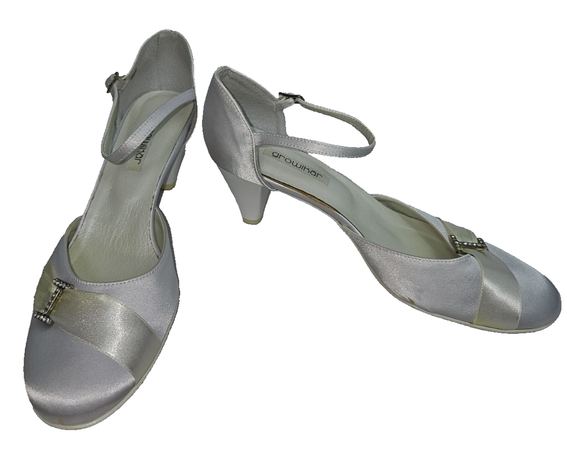 ES752 Damen Pumps von Growikar, Weiß, Gr. 370