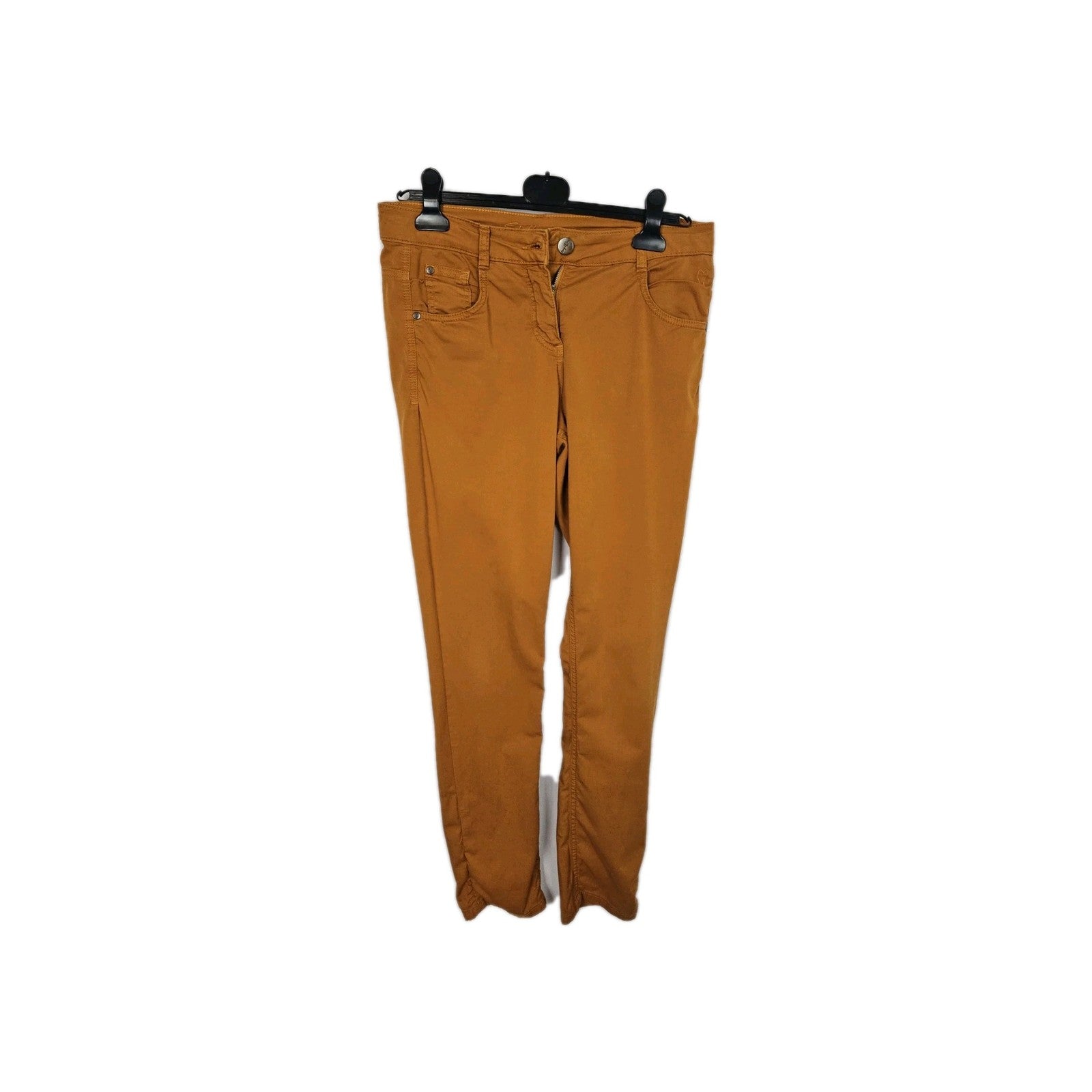 EK11118 Damen Hose Stella By Kenny S. Gr.38 Orange Hosenbund 42cm0