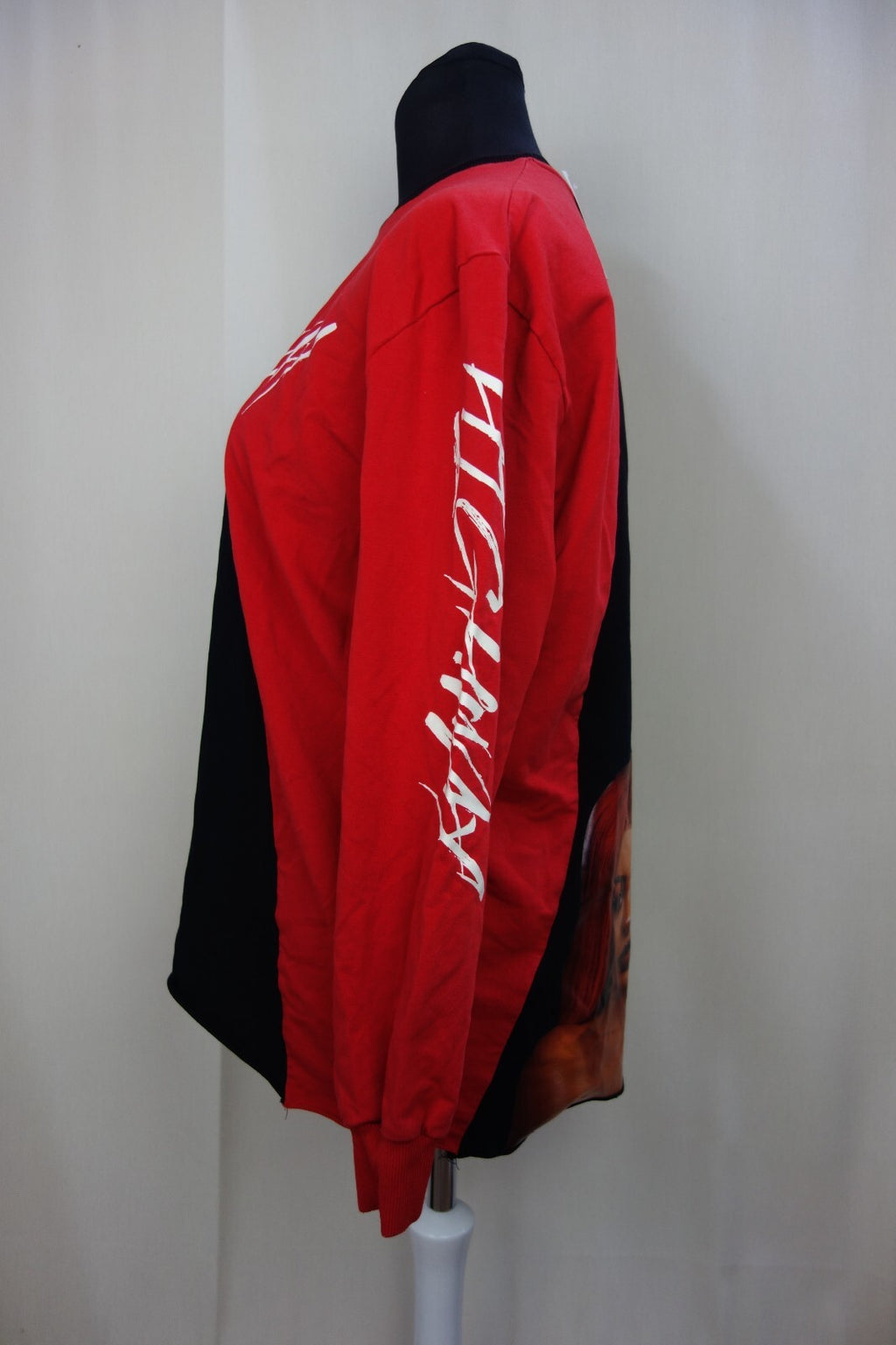 EK3322 Damen Pullover, schwarz - rot, Gr.L4