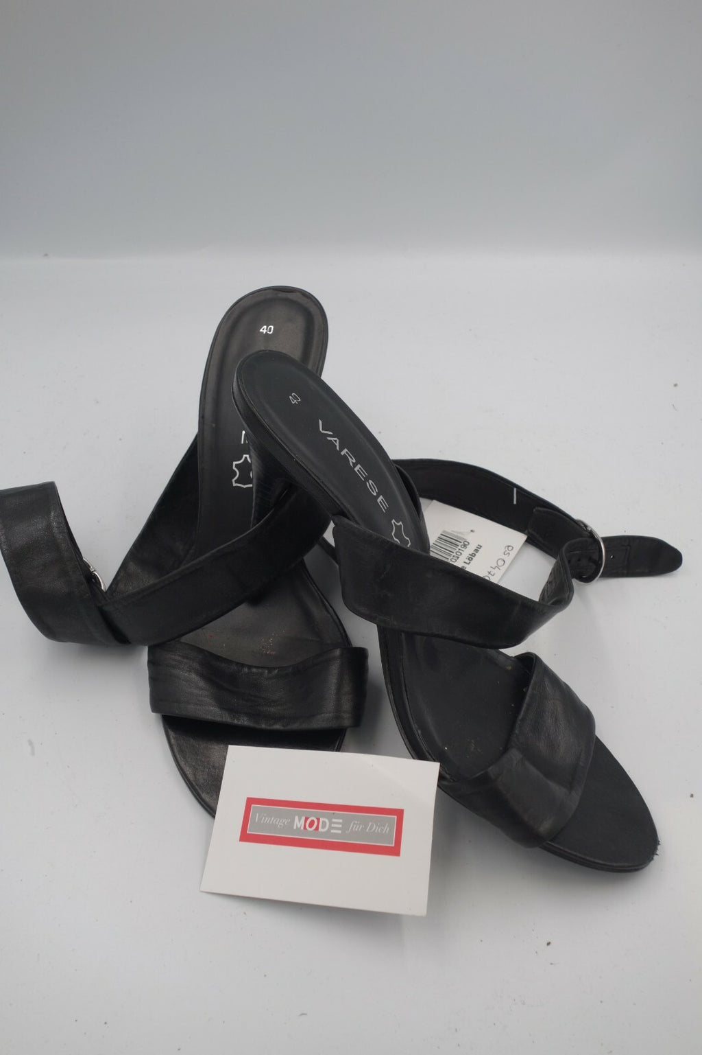 ES0476 Damen Sandalen von Varese, schwarz, 400