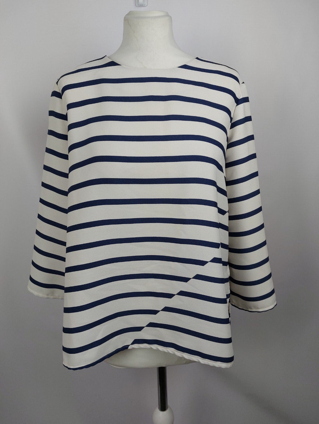 EK4702 Damen Shirt von Opus, blau/weiß, gestreift, gr. 360