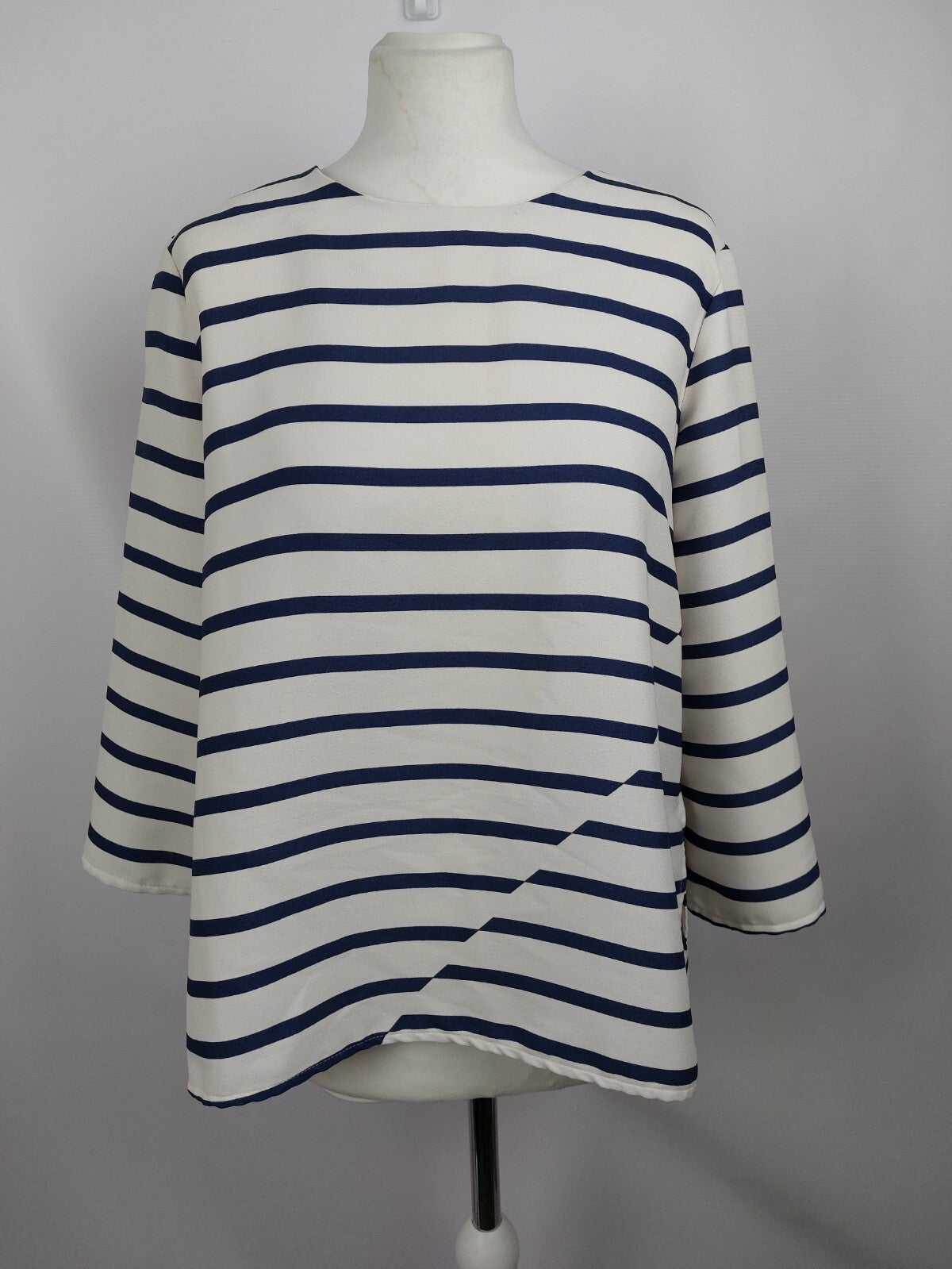 EK4702 Damen Shirt von Opus, blau/weiß, gestreift, gr. 360
