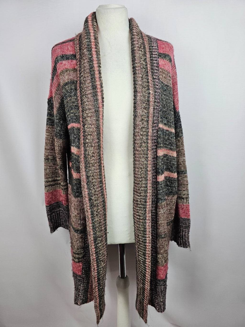 EK5588 Damen Strickjacke von Esprit, rosa/braun, Gr. S0