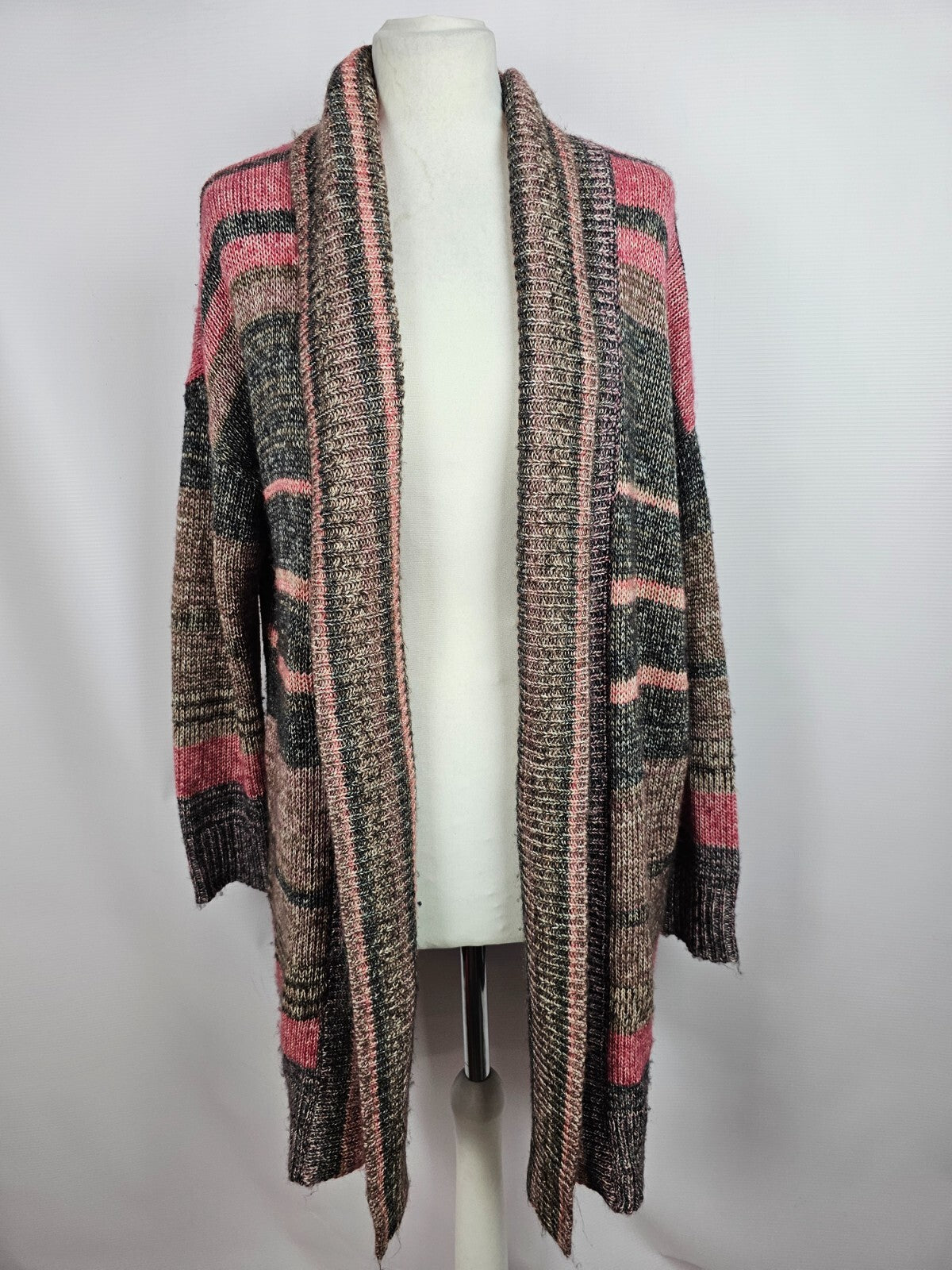 EK5588 Damen Strickjacke von Esprit, rosa/braun, Gr. S0