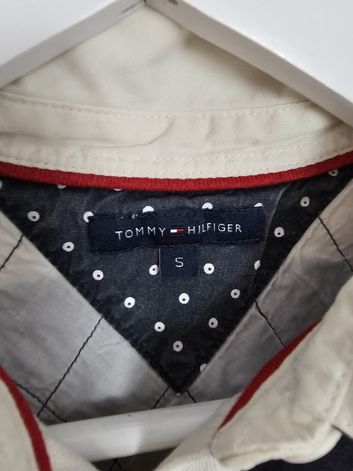 EK8704 Herren Hemd von Tommy Hilfiger, Blau/Weiß, Gr. S3