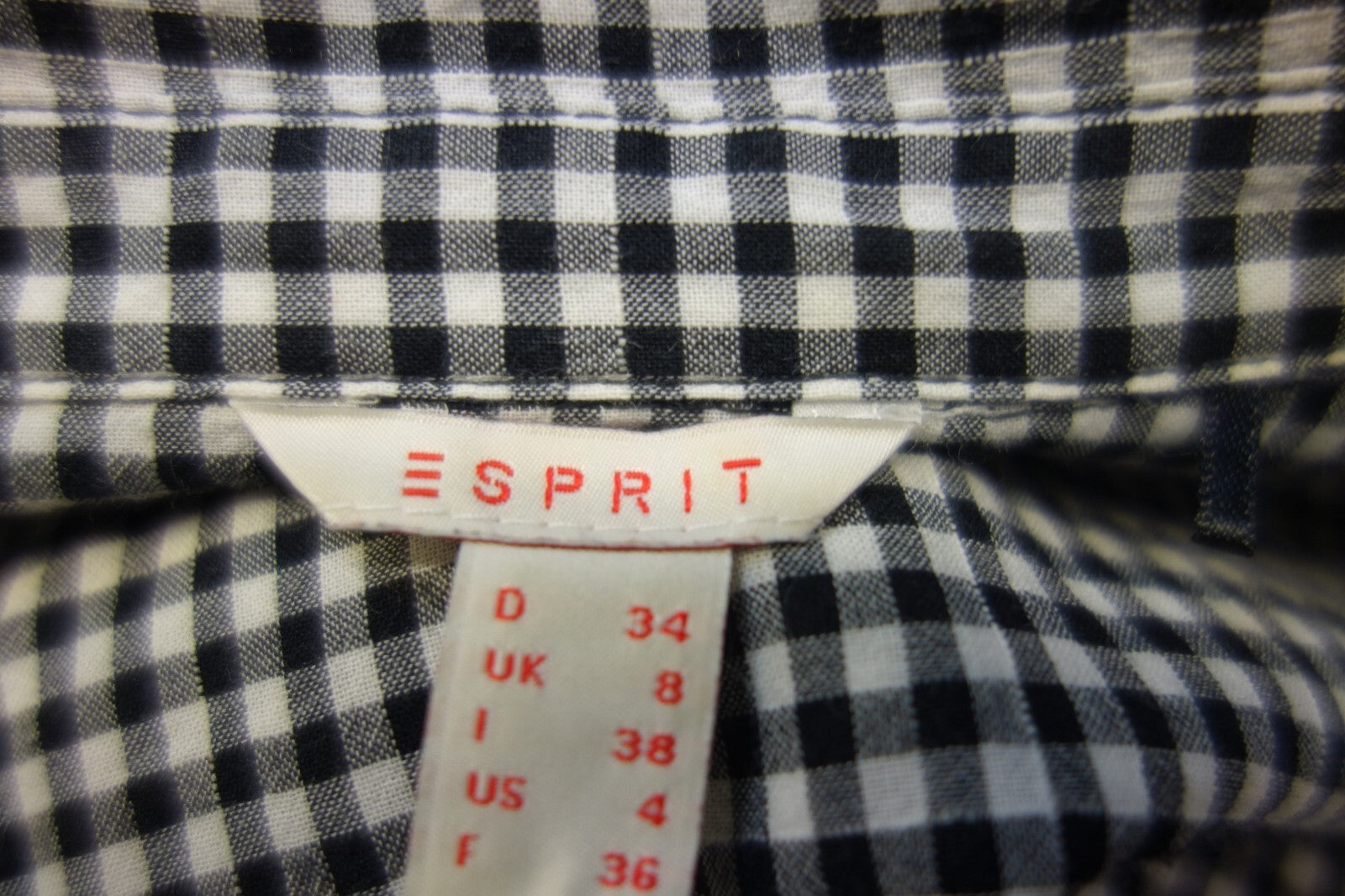 EK3003 Damen Bluse von Esprit, kariert, Gr. 344