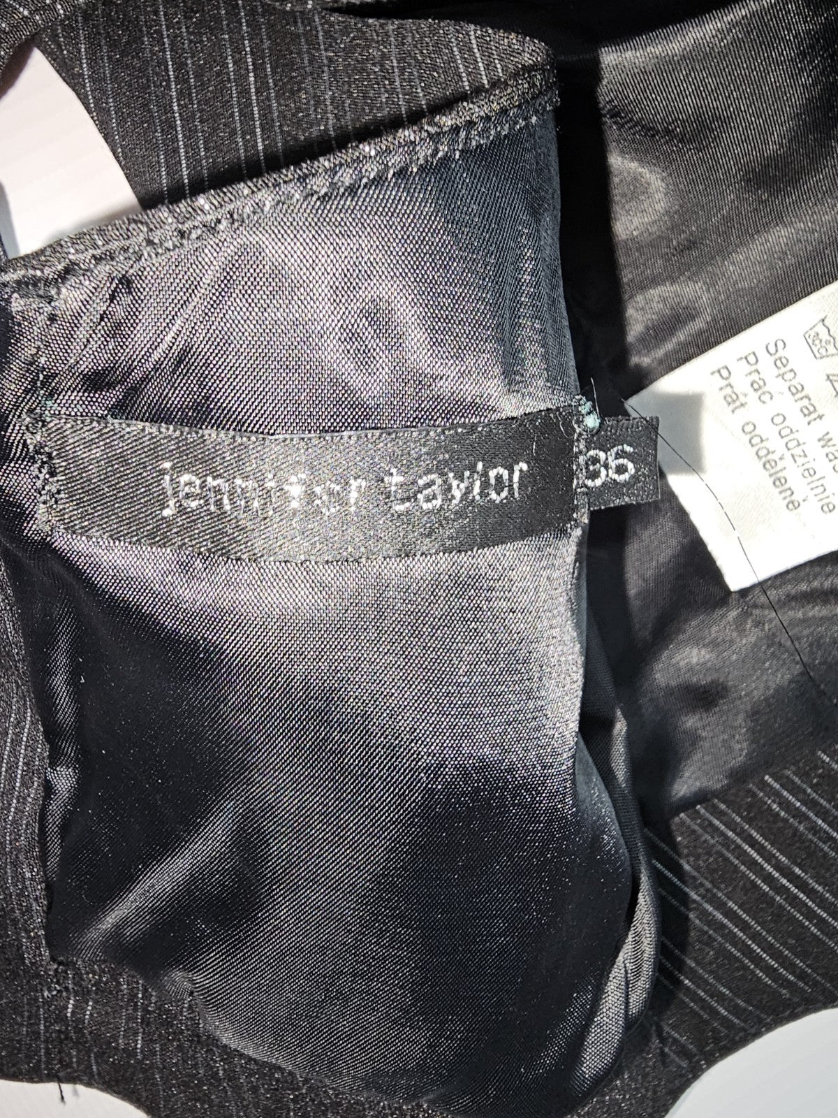 EK6537 Damen Anzug von Jennifer Taylor, Schwarz, Gr. 3613