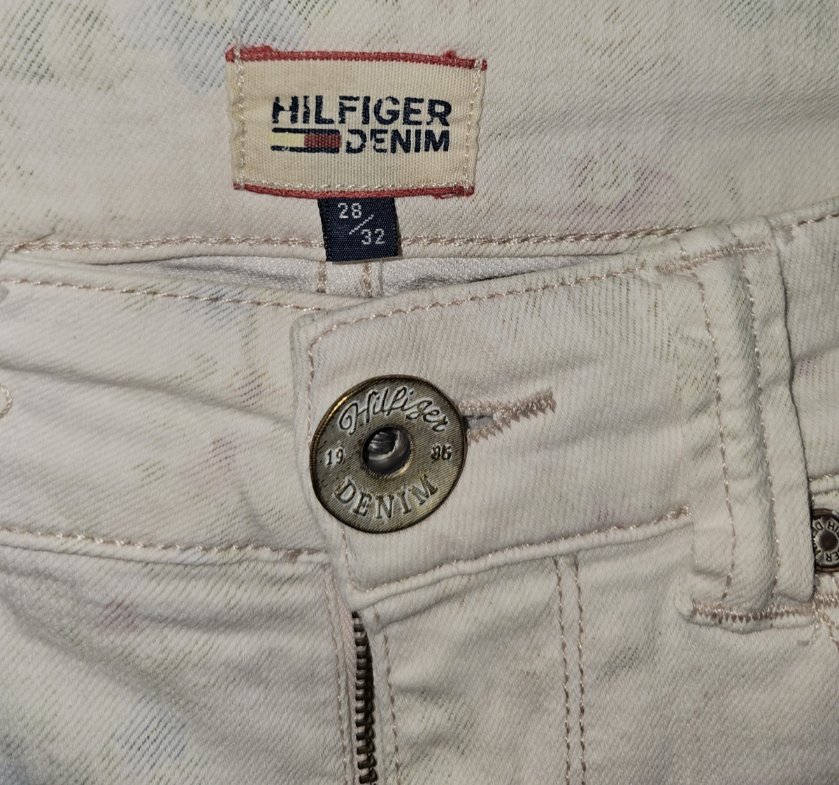 EK9019 Damen Jeans von Tommy Hilfiger, weiß, Gr.28/38 (36/38)2